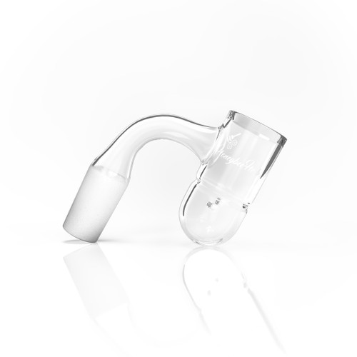 Splash Bucket Whirlwind BL 90° Degree Quartz Banger With 14mm Male Joint Clear View For Wholesale